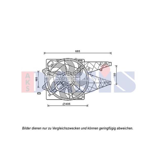 LüFter MotorküHlung Passend FüR Fiat Doblo GroßRaumlimousine 263 263_-image