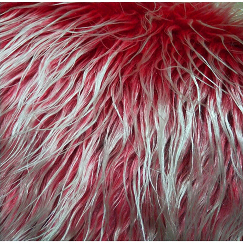 Long Faux Fur Plush Fabric Clothing Sewing Home Room Sofa Decor Craft DIY Supply - Image 3 of 4