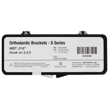 JMU Standard MBT Brackets, S Series (MIM), 0.018", 20/Pk