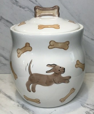dog bone cookie jar
