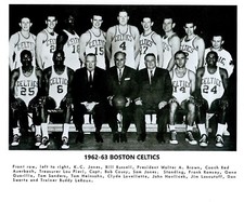 1962-63 BOSTON CELTICS 8X10 TEAM PHOTO BASKETBALL PICTURE NBA