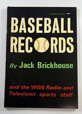Baseball Records by Jack Brickhouse (1968) MG26