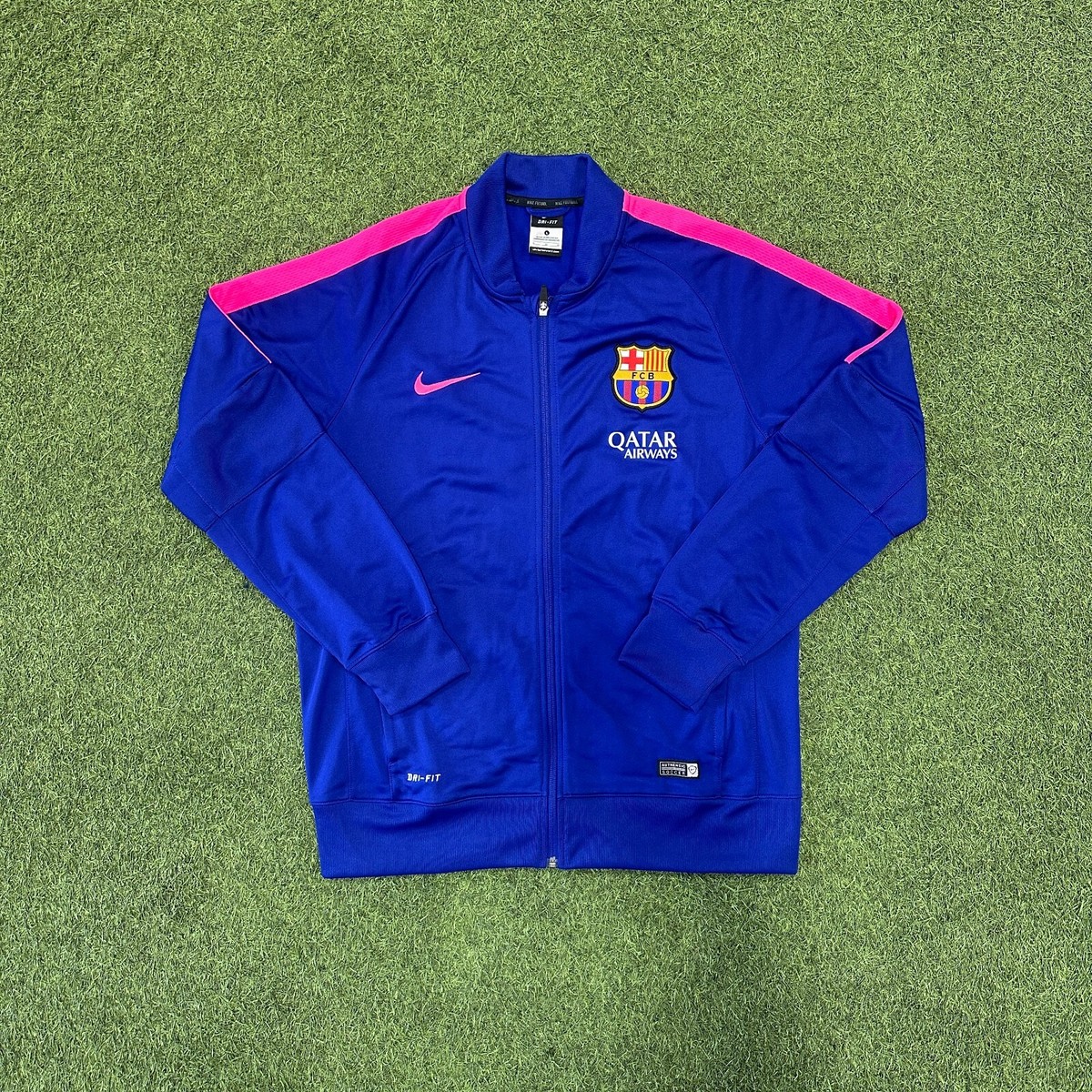 Nike Barcelona Squad SDLN Knit Men's Soccer Jacket | eBay