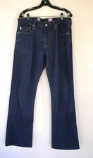 Adriano Goldschmied AG Mens 34 Jeans The Regent Boot Cut Blue Denim Pants USA