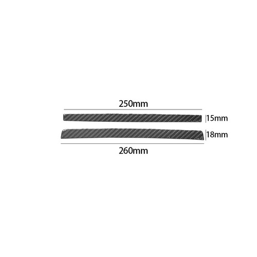 Cubierta de tira de fibra de carbono sobre consola central para Jeep Wrangler 2007-2010 - Imagen 8 de 15