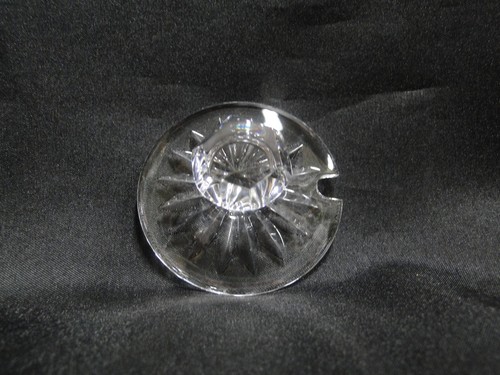 Waterford Crystal, Vertical & "X" Cuts: Jam / Jelly Jar & Lid, 4 3/4" Tall - Picture 9 of 10
