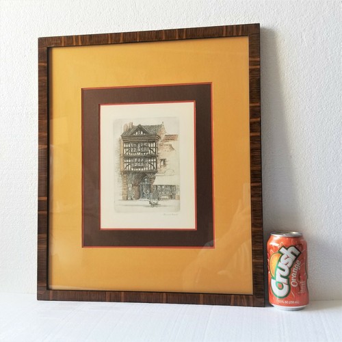 Vintage Etching Engraving Pencil Signed by James Grant, Hand Colored By Reid - Picture 7 of 10