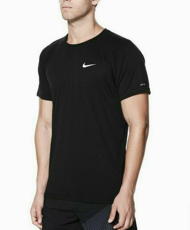 NEW Nike Swim Men's Dri-Fit Hydroguard UV Protection UPF 40+ Swim Shirt Size S