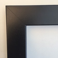 Wood Display Frames 6 Matching Matte Black 20x24 Artwork Size Smooth Finish
