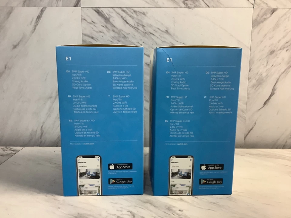 2pcs Rolink 3MP Indoor Security Camera Pan Tilt Alerts ~ E1 - Image 2 of 4