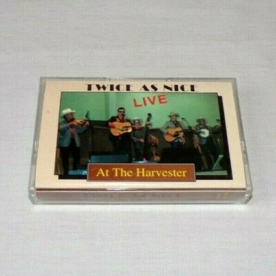 VTG Cassette Tape Country Bluegrass Gospel Twice as Nice Live at the Harvester