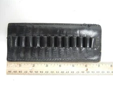 BELT SLIDE AMMO HOLDERSLEATHER CARTRIDGE HOLDER Jay Pee 12 round