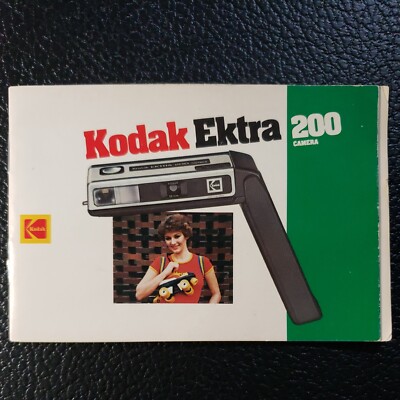 Vintage 1981 Kodak Ektra 200 Camera Manual-#633413a-unused