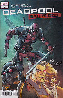 DEADPOOL: BAD BLOOD #2 (ROB LIEFELD VARIANT) Comic Book ~ Marvel Comics