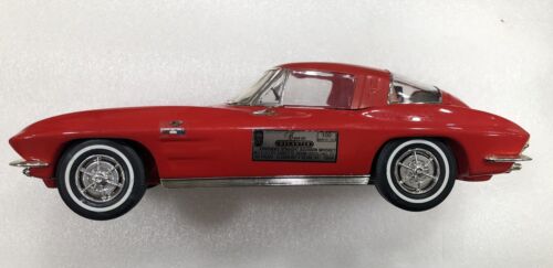 1963 Chevrolet Corvette Stingray Red Jim Beam Decanter Empty Used Good Condition - Picture 1 of 23