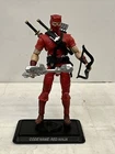 G.I. Joe 25th Anniversary Cobra RED NINJA V2 3.75" Action Figure 2007 Complete