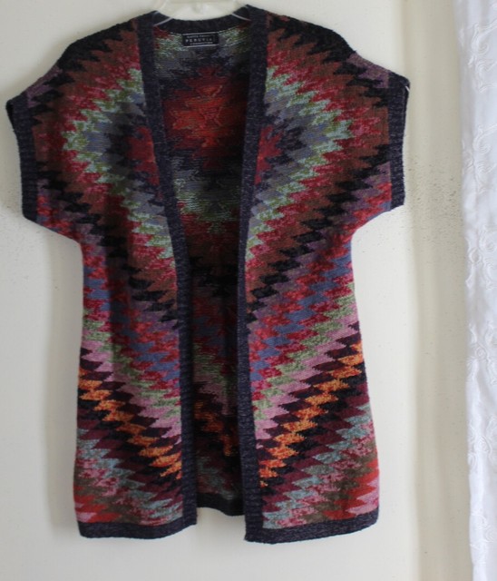 Kaffe Fassett Peruvian Connection S Rich Knit Kimono Art-Wear Cardigan Sweater | eBay