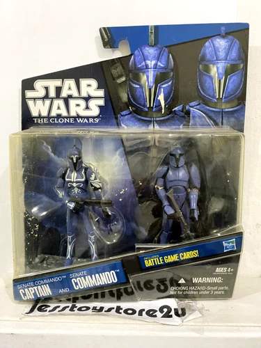 Star Wars Clone Wars Senate Commando Captain And Senate Commando Exclusive 2009