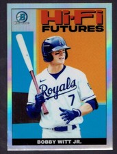 2022 Bowman Chrome Bobby Witt Jr. Hi-Fi Futures Insert Baseball Card