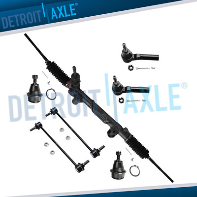 7pc Rack and Pinion Tie Rod Sway Bar Link for Dodge Avenger Chrysler 200 Sebring