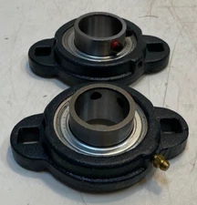2 Quantity of Peer 2-Bolt Flange Bearings FX206 FHS206-20 | 32mm Bore (2 Qty)