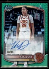 2025-26 Bowman Chrome GREEN MOJO Kara Dunn USC Trojans #CPA-KD Auto 6/99