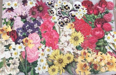 Anna Griffin Flat Flowers Set Of 110