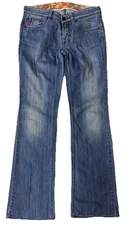 Hugo Boss Bootcut Jeans Mid Blue Denim Wash Size  29 x 34 VGC