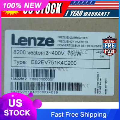 E82EV751K4C200 NEW LENZE E82EV751_4C200 Inverter 8200 Vector 0.75kW