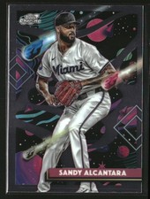 2025 Topps Chrome Cosmic Sandy Alcantara 158 Miami Marlins 2025 Topps Chrome Cosmic Sandy Alcantara 158 Miami Marlins