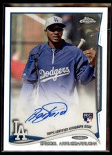 2014 Topps Chrome Rookie Autographs Refractors Erisbel Arruebarrena Rookie Auto