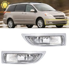 For 2004-2005 Toyota Sienna Leftright Side Clear Lens Fog Lights Lamps Kits