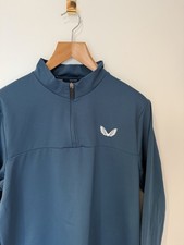 Castore Men’s Teal Quarter Zip Training / Running Top Size Medium