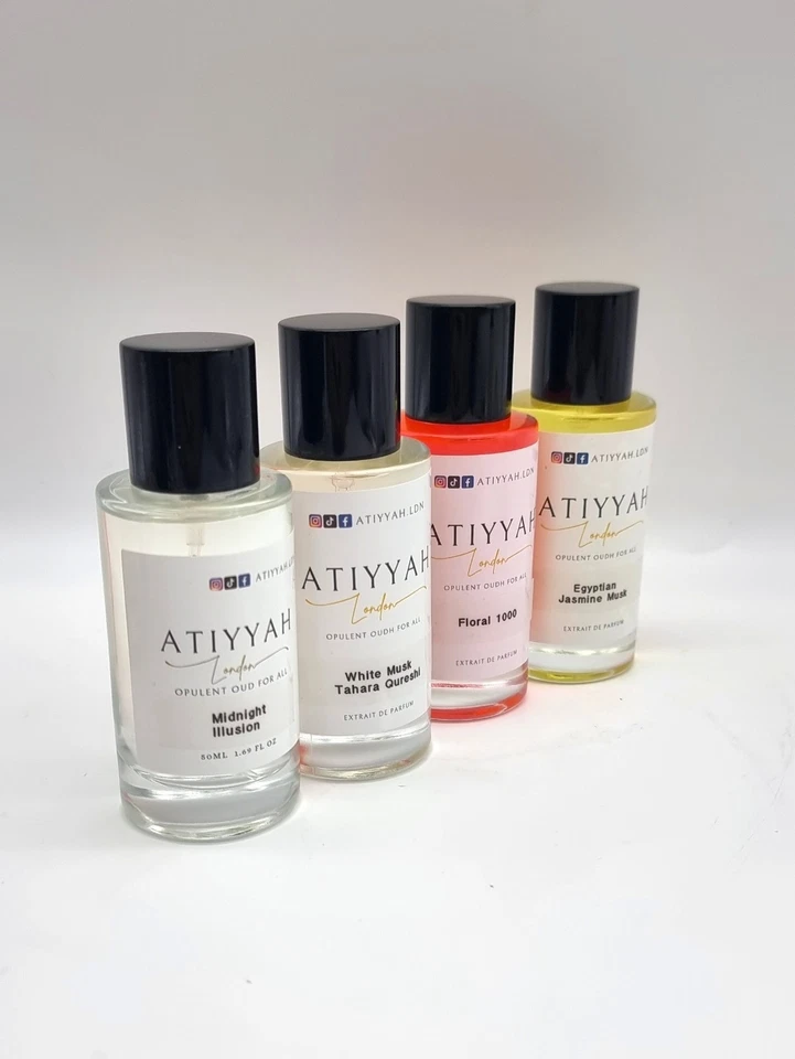 ATIYYAH.LDN 50ml Premium Perfume Spray 100+ Options- Fragrance Oil Base Oud Attar Musk Amber
