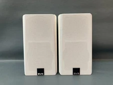 SVS Prime Satellite 2-Way Bookshelf Stereo Speakers (Gloss White) NICE CONDITION