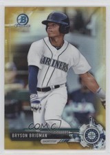 2017 Bowman Chrome Prospects Gold Refractor 32/50 Bryson Brigman #BCP227 8k4