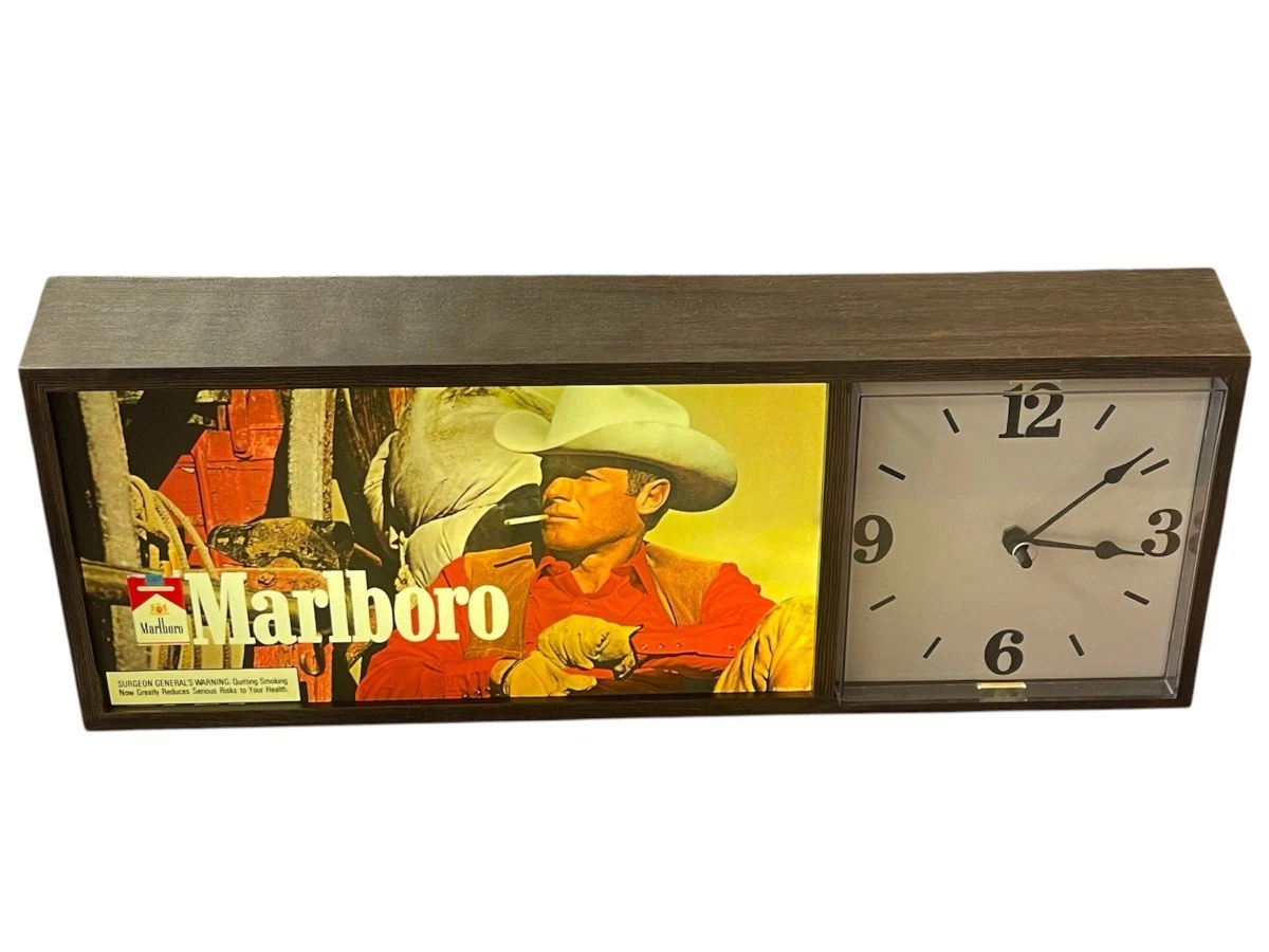 激レア マルボロ クロック ディスプレイ marlboro clock products for