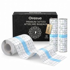 3 Rolls Tattoo Aftercare Bandage 6" x 2 Yard - Waterproof Film