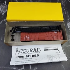 Accurail 4404 HO 40' OB Wood Box Car Kit MP Mopac 90426 NIB Steel Doors