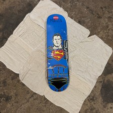 RARE Rodney Mullen Superman Almost DC Comics Skateboard Deck Blue Marvel