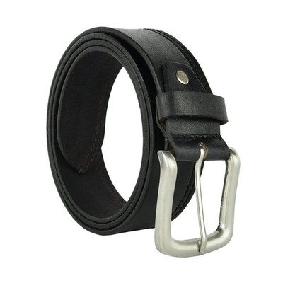 Conte Massimo Herrengürtel aus echtem Leder, mit Schlaufe, kürzbar, 4 cm Breite