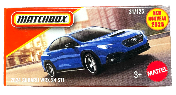 Matchbox 2024 Subaru Wrx S4 Sti 31/125 Power Grabs 1:64 Modellauto Jdm Limousine-image
