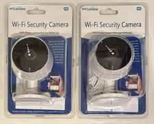 2 LaView HD Mini Wi-Fi Security Camera Night Vision LV-PWF1 New Sealed