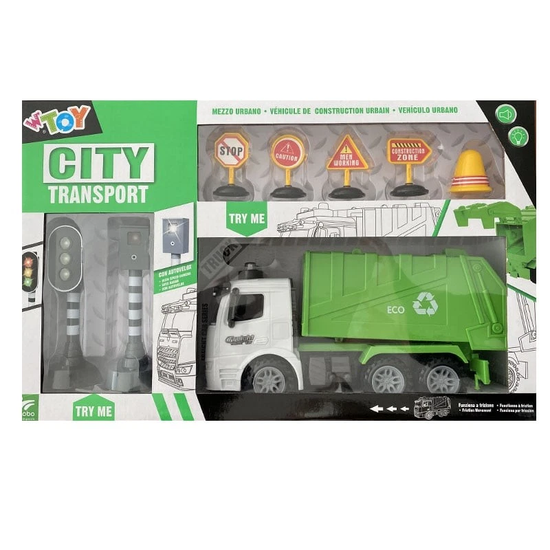 CAMION CITY TRASPORT A FRIZIONE SCALA 1:14 - Immagine 3 di 3