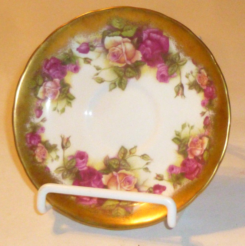 Royal Chelsea Golden Rose Saucer only English Bone China Made in England Roses
