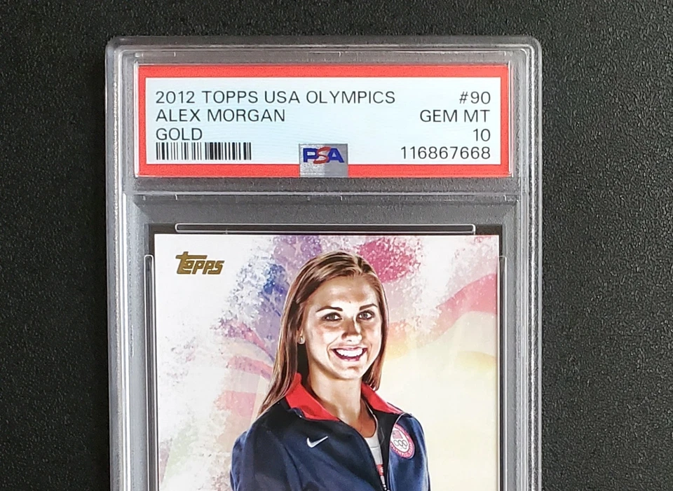 Alex Morgan 2012 Topps U.S. Olympic Team Gold #90 (RC) - PSA Gem Mint 10 - Image 3 of 4