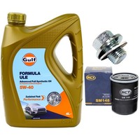 MotoröL Filter Set 5W-40 5 Liter + ÖLablassschraube FüR Toyota Avensis RAV 4 II