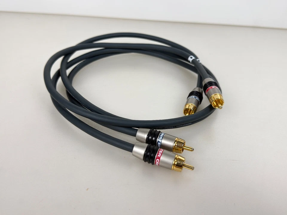 Monster Interlink 300 MKII RCA PAIR  1 metre Length HI-FI Audio Cable Tested - Image 2 of 4
