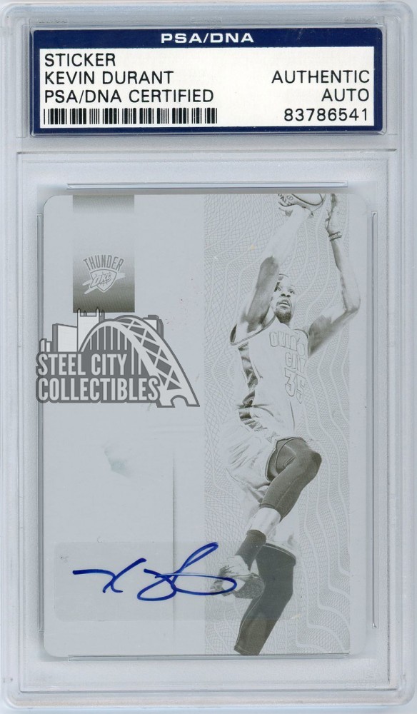 Kevin Durant 2013 National Treasures Autograph Plate Card #16 1/1 PSA/DNA