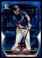 2023 Bowman Chrome Sapphire Yasser Mercedes #BCP-99 Minnesota Twins